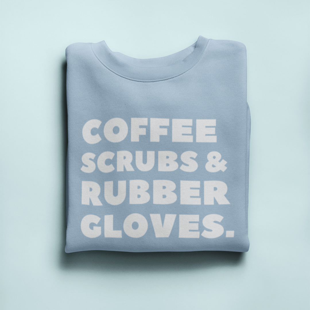 Coffee Scrubs & Rubber Gloves ☕