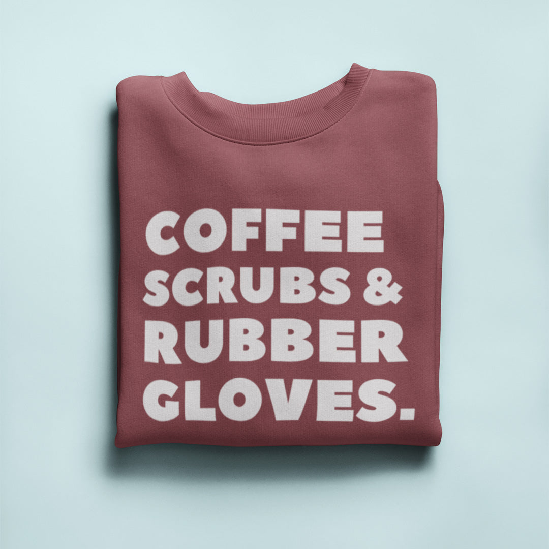 Coffee Scrubs & Rubber Gloves ☕